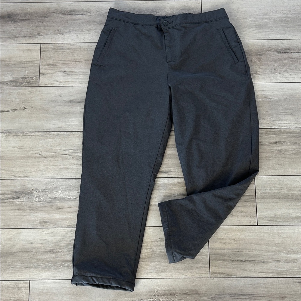Stormpack fleece lined waterproof windbreaker pants size large
